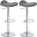 Set of 2 bar stools Shanghai faux leather