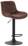 Bar stool Lentini velvet