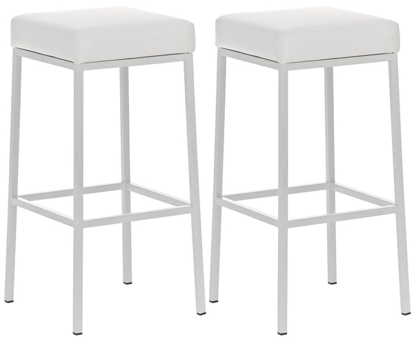 Set of 2 bar stools Montreal 85 faux leather