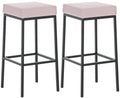 Set of 2 bar stools Montreal 80 faux leather