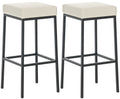 Set of 2 bar stools Montreal 80 faux leather