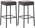 Set of 2 bar stools Montreal 80 faux leather