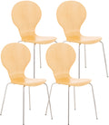 4x stacking chair DIEGO