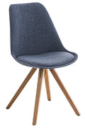 Visitor chair Pegleg fabric Square