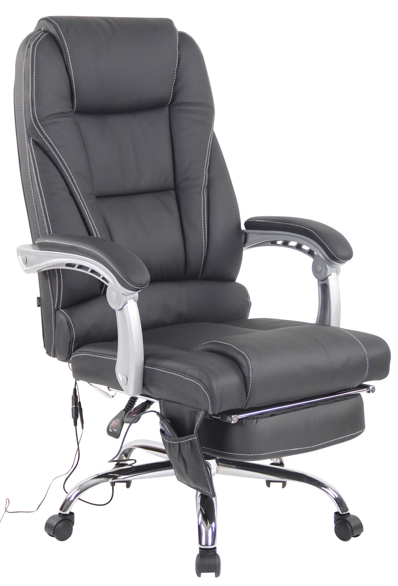 Pacific real leather office chair with massage function