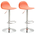 Set of 2 bar stools Lana V2 faux leather