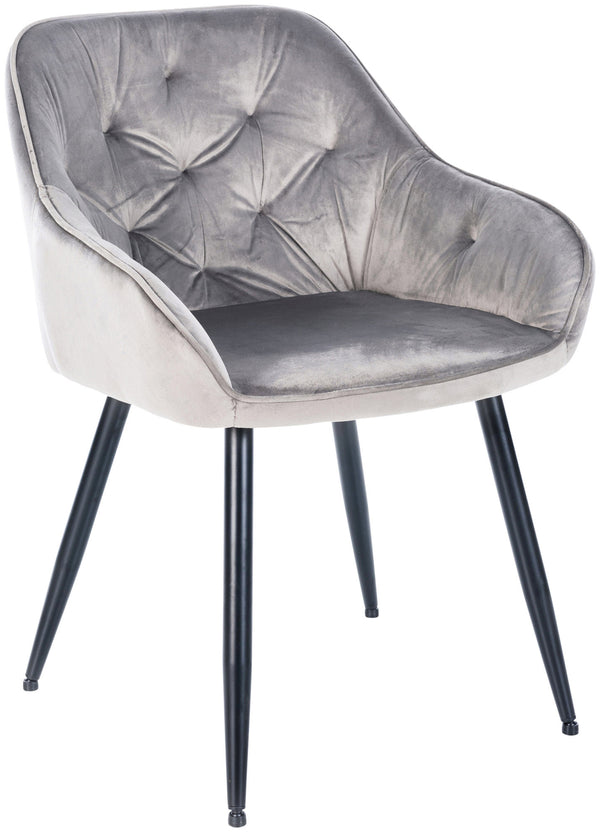 Cassis velvet visitor chair