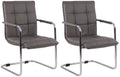 Set of 2 chairs Gandia faux leather