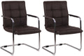 Set of 2 chairs Gandia faux leather