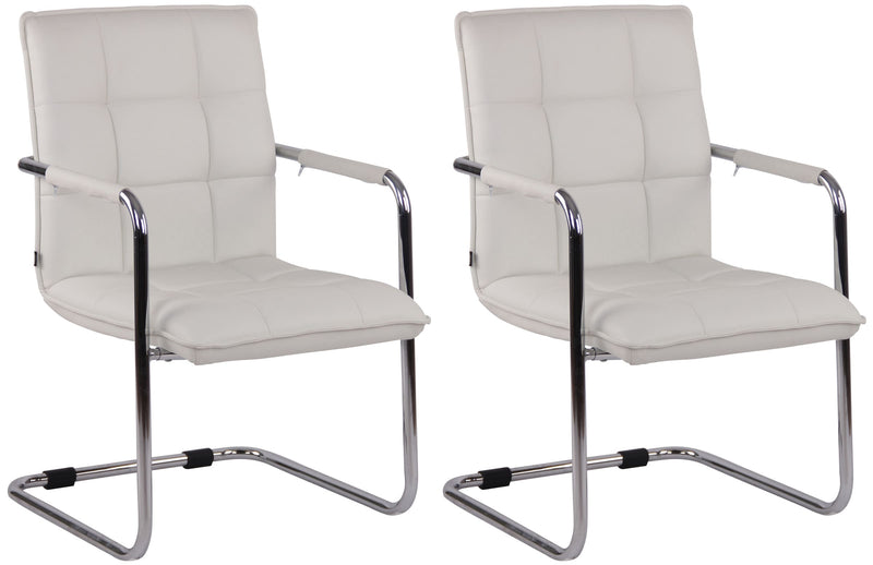 Set of 2 chairs Gandia faux leather