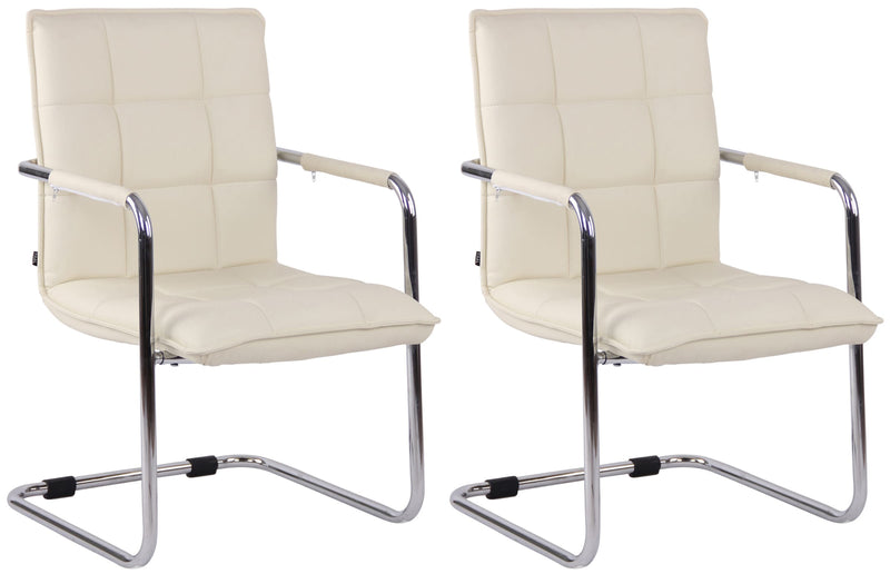 Set of 2 chairs Gandia faux leather