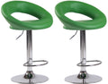 Set of 2 bar stools Olinda faux leather