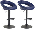 Set of 2 bar stools Olinda faux leather