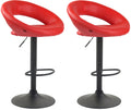 Set of 2 bar stools Olinda faux leather