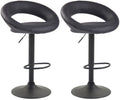 Set of 2 bar stools Olinda faux leather