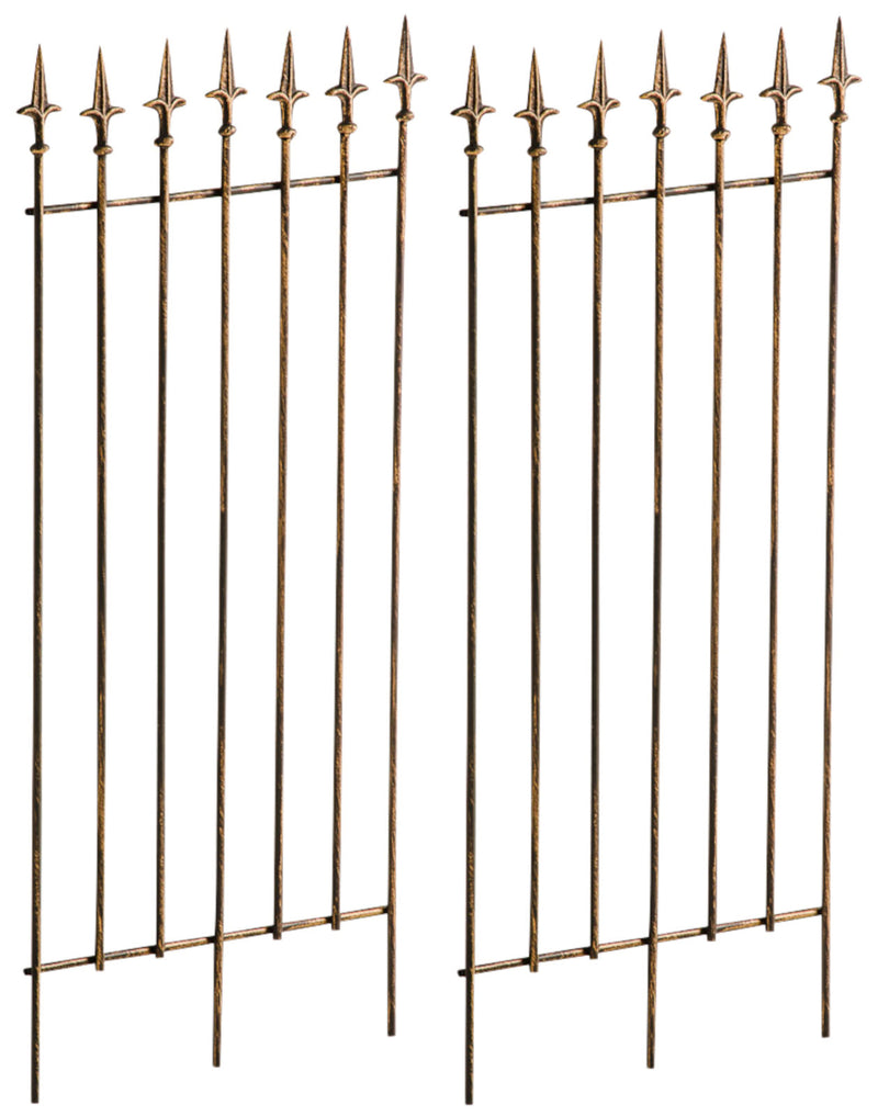 Set of 2 Elisa trellises 100 x 50 cm