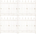4er Set Gartenzäune Mangold