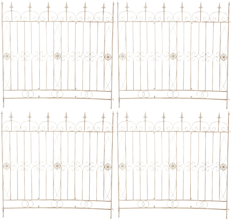 Set of 4 garden fences Chard