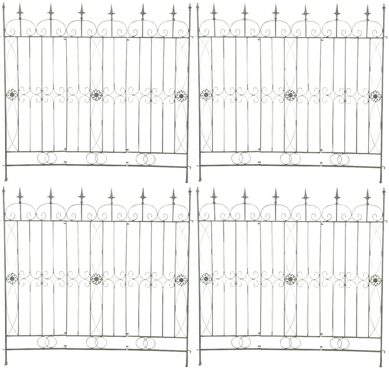 Set of 4 garden fences Chard