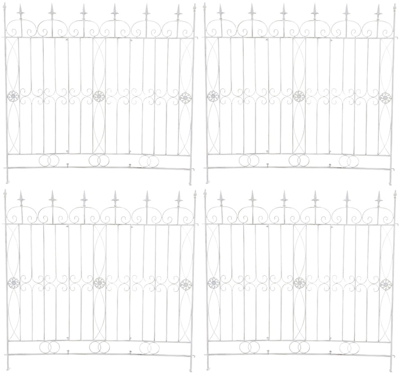 Set of 4 garden fences Chard