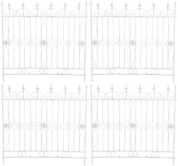 Set of 4 garden fences Chard