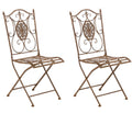 Set of 2 folding chairs Sibell