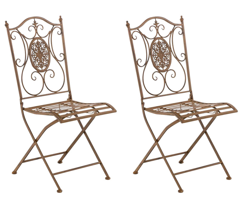 Set of 2 folding chairs Sibell