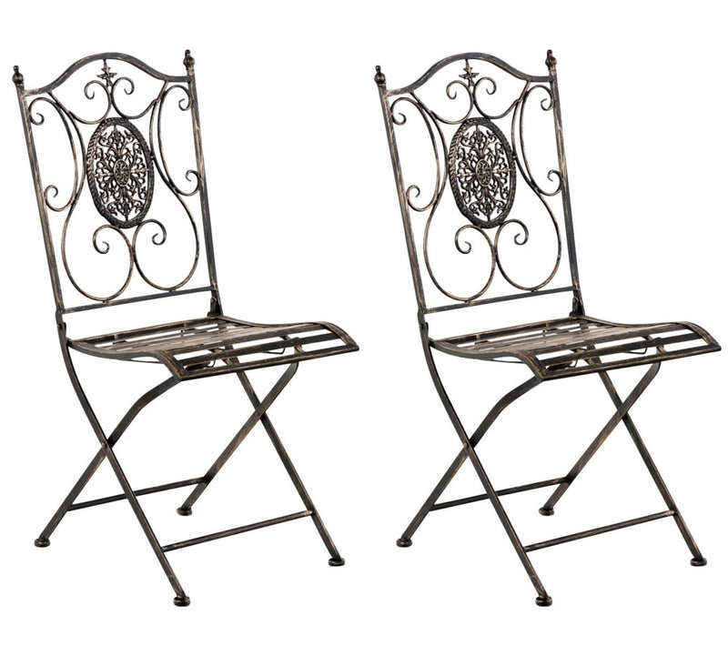 Set of 2 folding chairs Sibell