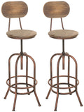 Set of 2 Pino bar stools