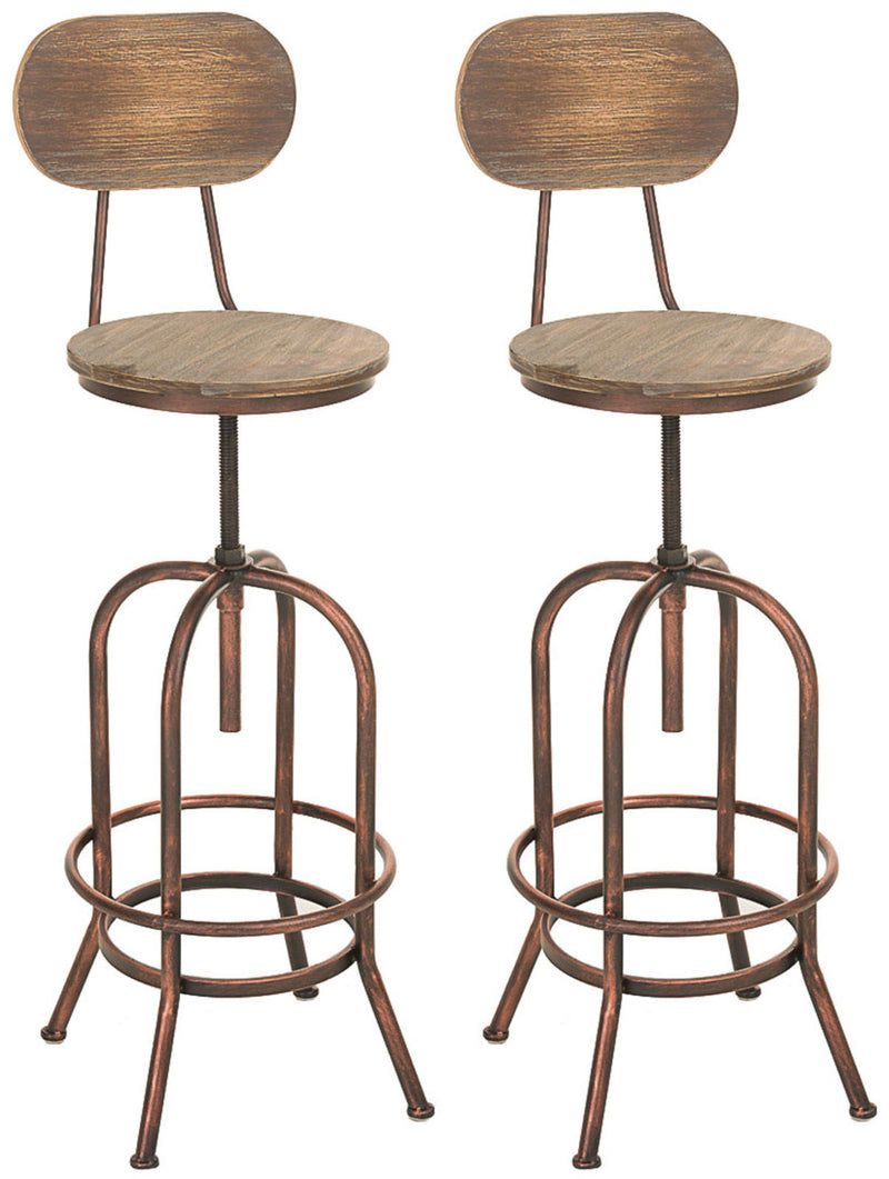 Set of 2 Pino bar stools