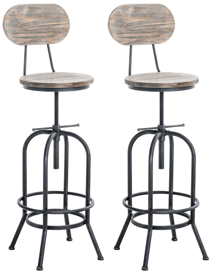 Set of 2 Pino bar stools