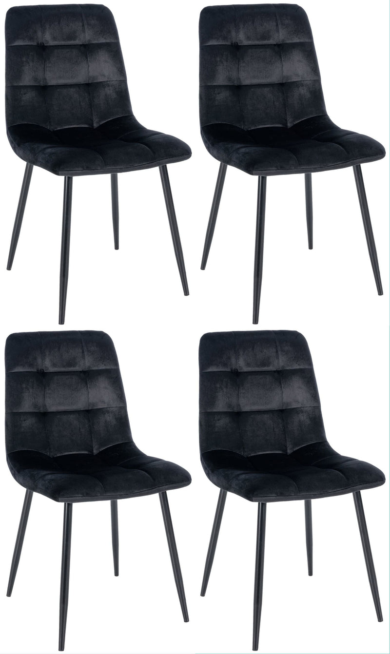 Set of 4 dining chairs Antibes