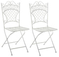 Set of 2 Adelar folding garden chairs