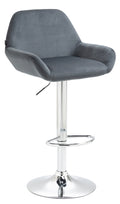 Bar stool Braga velvet