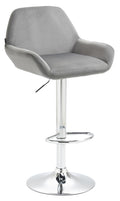 Bar stool Braga velvet