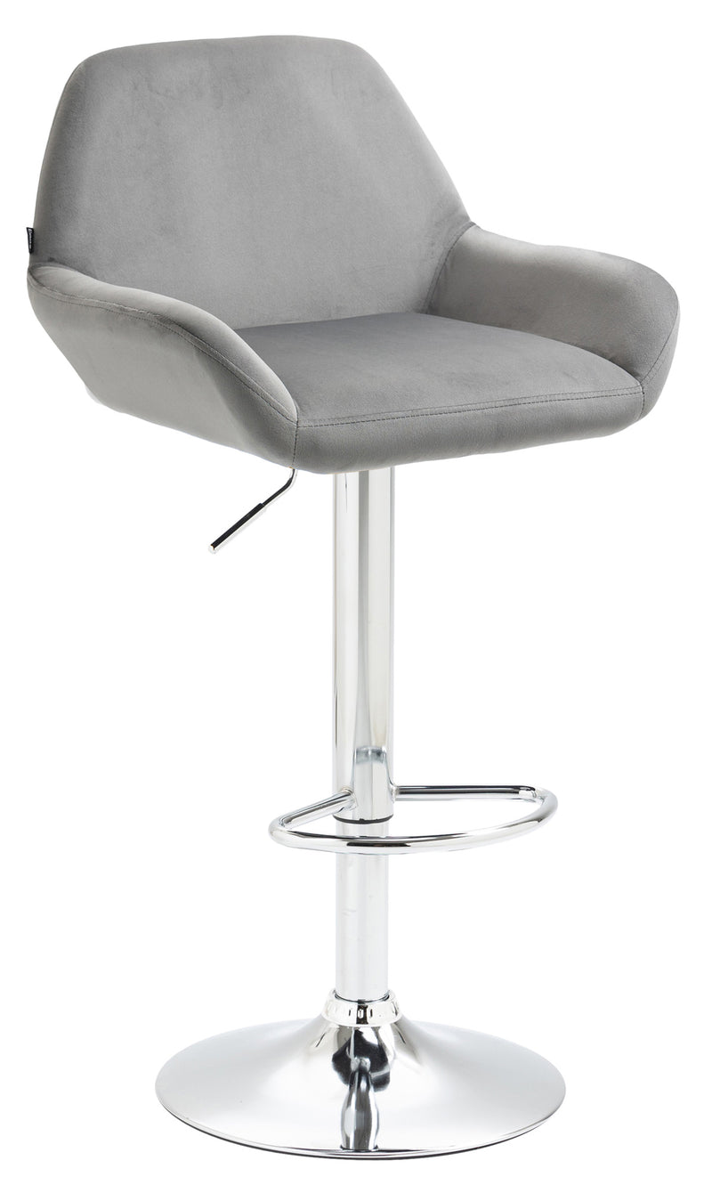 Bar stool Braga velvet