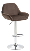 Bar stool Braga velvet