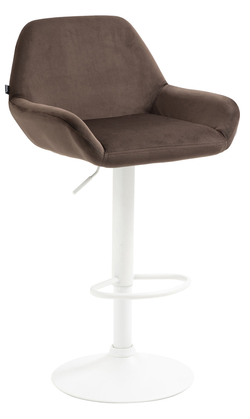 Bar stool Braga velvet