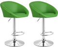 Set of 2 bar stools Miami V2 faux leather