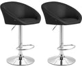 Set of 2 bar stools Miami V2 faux leather