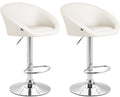 Set of 2 bar stools Miami V2 faux leather