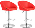 Set of 2 bar stools Miami V2 faux leather