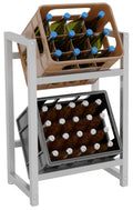 Beverage crate stand stack