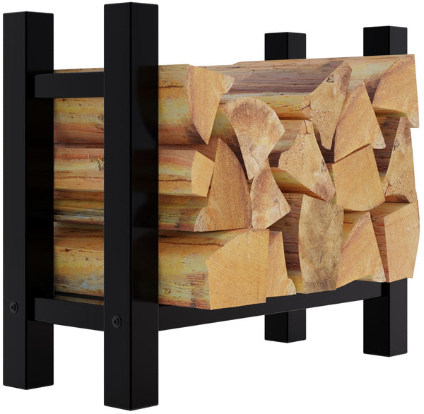 Firewood stand Medya black