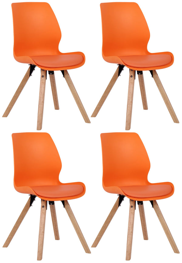 Set van 4 Luna stoelen