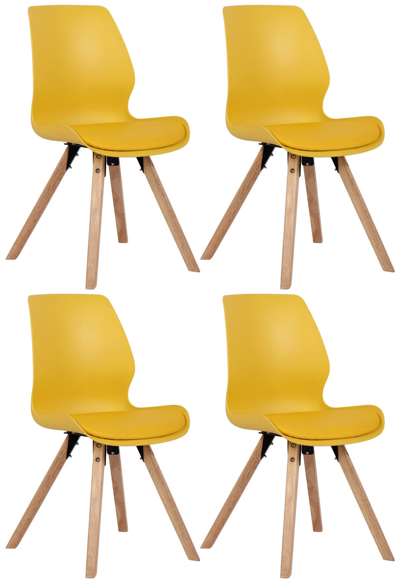 Set van 4 Luna stoelen