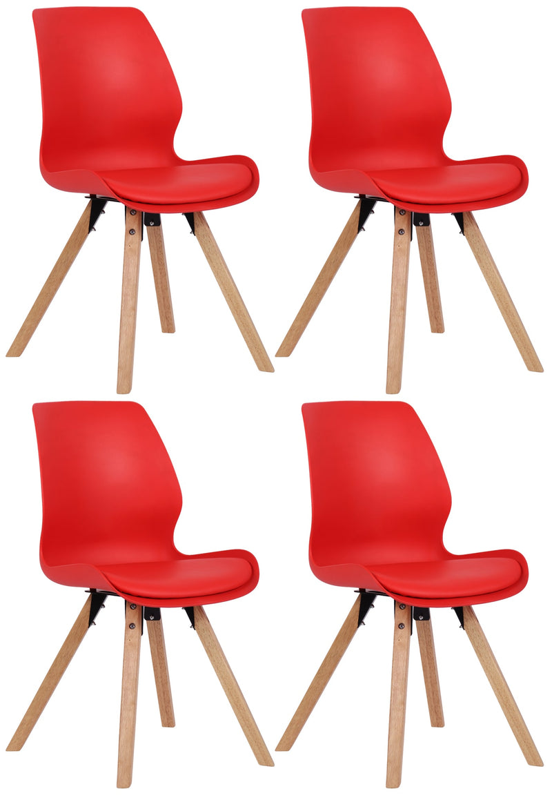 Set van 4 Luna stoelen