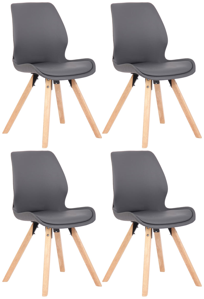 Set van 4 Luna stoelen