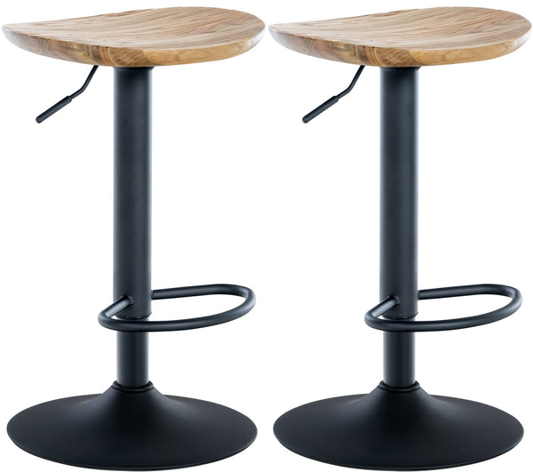 Set of 2 bar stools Skelde