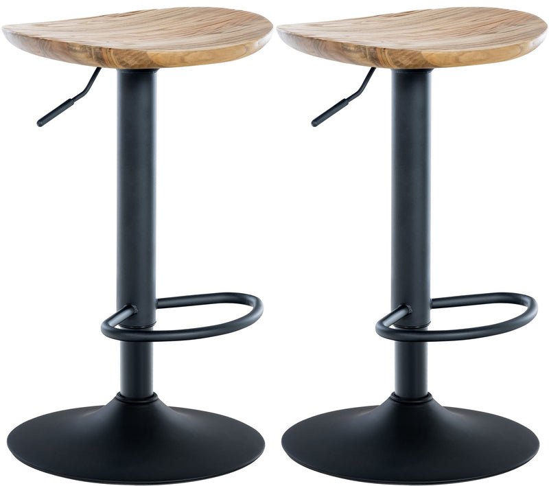 Set of 2 bar stools Skelde